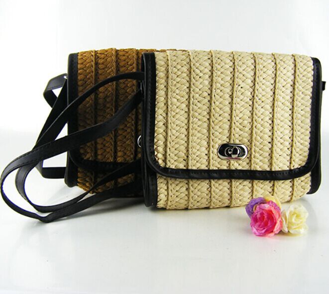 Straw envelope bags Rectangle Crossbody  for sale factory
