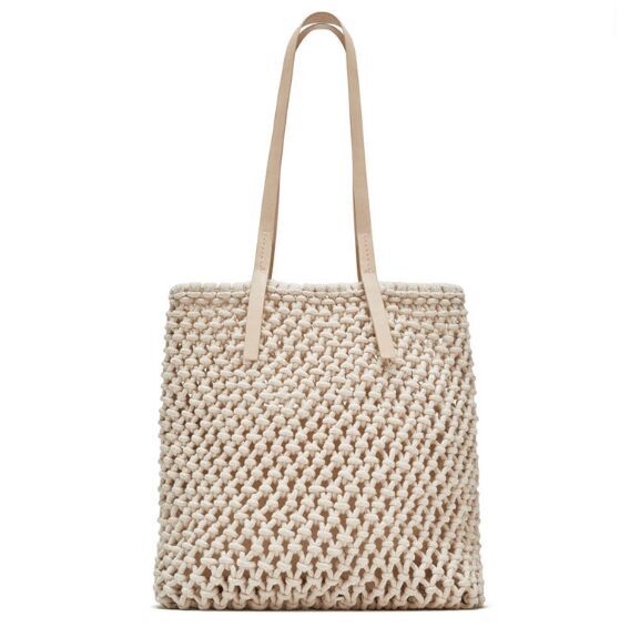 Crochet net pocket beach bags shopping bags